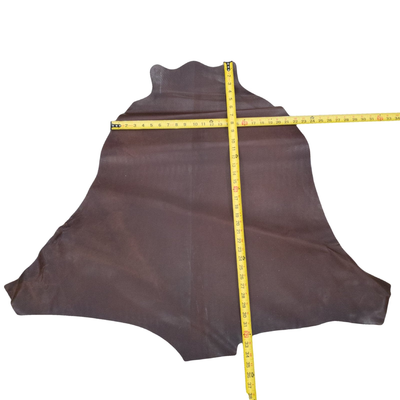 Kangaroo Chocolate Dyed Veg Tanned 5 - 7 Sq Ft Hides 2-3 oz, 6 Sq Ft / Hide 1 | The Leather Guy