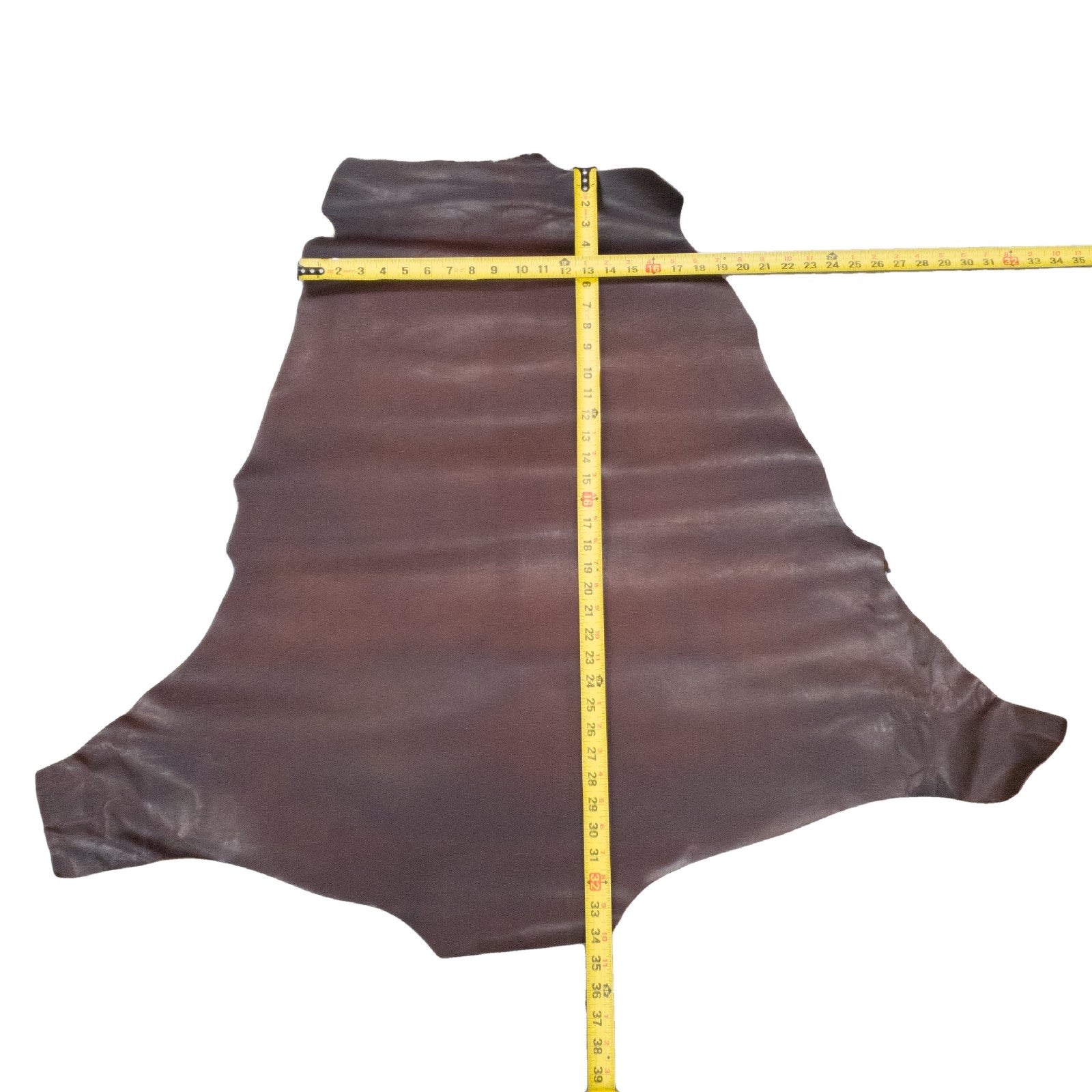 Kangaroo Chocolate Dyed Veg Tanned 5 - 7 Sq Ft Hides 2-3 oz, 6 Sq Ft / Hide 3 | The Leather Guy