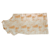 Faded Gold Platinum Rock N Roll 2-3 oz Leather Cow Hides, Middle Piece / 6.5-7.5 Square Foot | The Leather Guy