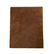 Solid Dark Brown, Hair on Cow Pre-cuts, 8 x 10 | The Leather Guy