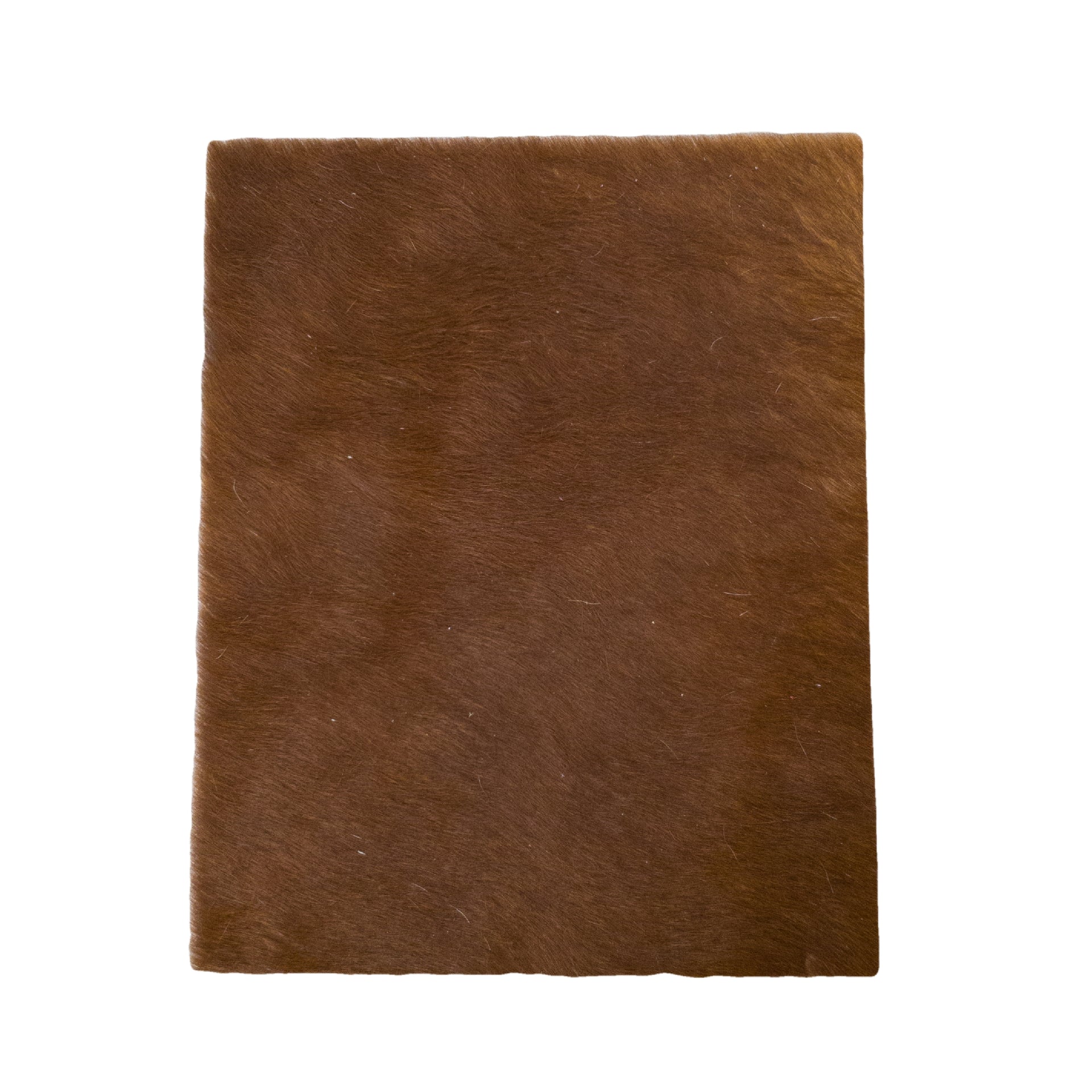 Solid Dark Brown, Hair on Cow Pre-cuts, 8 x 10 | The Leather Guy