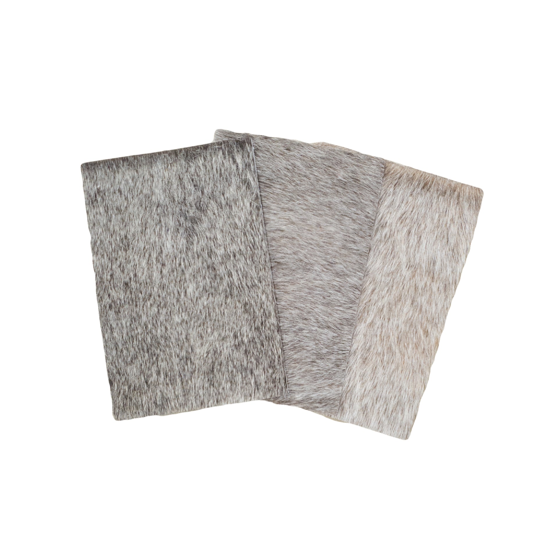 Peppered Grey Hair on Cow Hide Pre-Cuts – Medium to Dark Grey Cowhide, | The Leather Guy