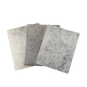 Peppered Grey Hair on Cow Hide Pre-Cuts – Medium to Dark Grey Cowhide, | The Leather Guy