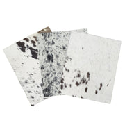Heavy Spotted Black & Off-White Hair on Cow Hide Pre-Cuts – Genuine Cowhide, | The Leather Guy