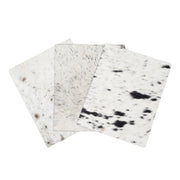 Light Spotted Black & Off-White Hair on Cow Hide Pre-Cuts – Genuine Cowhide, | The Leather Guy