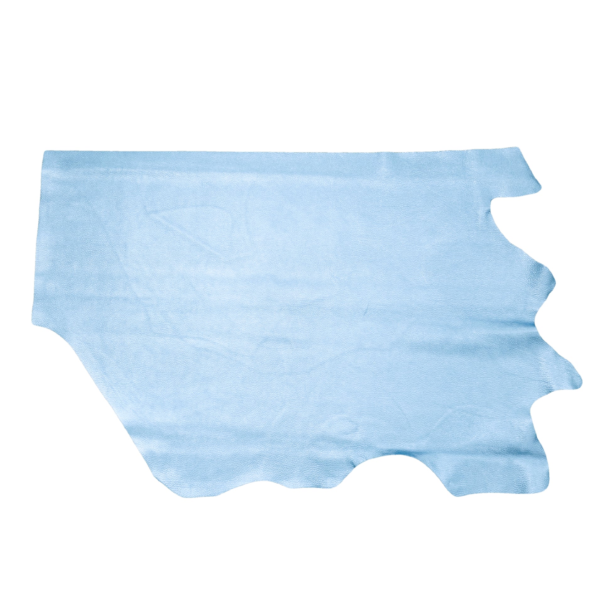 Sky Blue Sapphire, 2.5-3.5 oz Cow Sides, Metallic Jewelry Box, Bottom Piece / 6.5-7.5 Sq Ft | The Leather Guy
