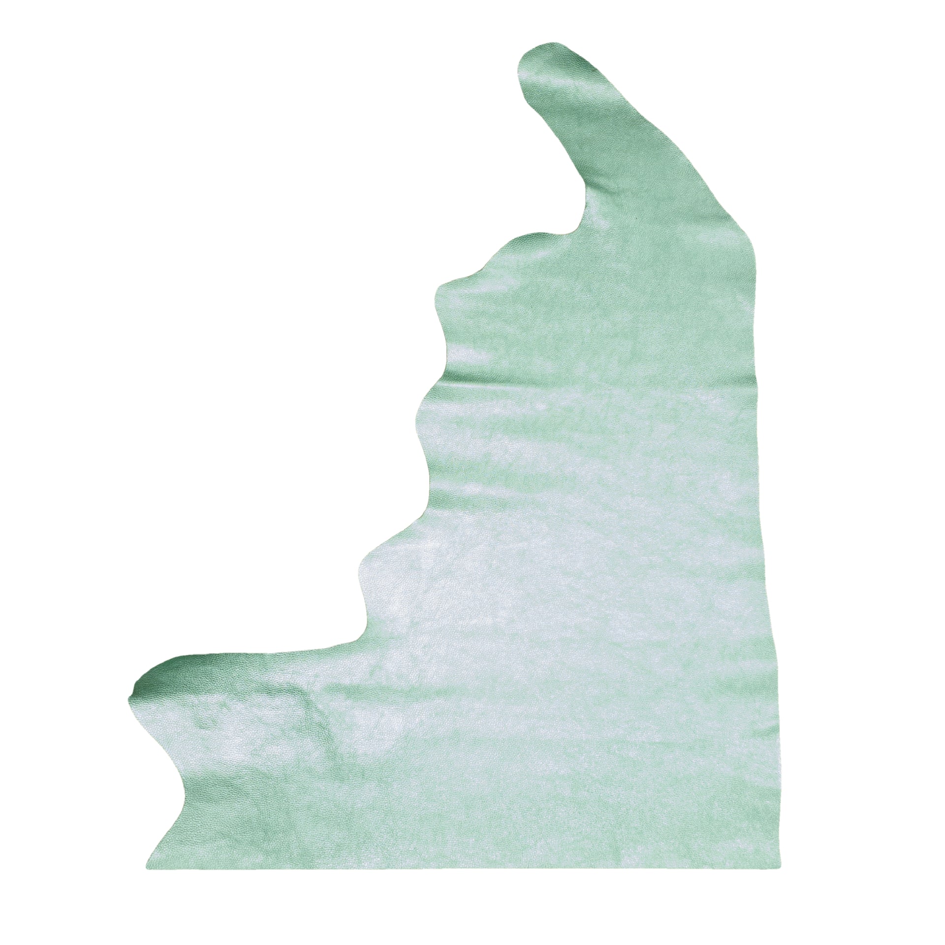 Spring Green Jade, 2.5-3.5 oz Cow Sides, Metallic Jewelry Box, Top Piece / 6.5-7.5 Sq Ft | The Leather Guy