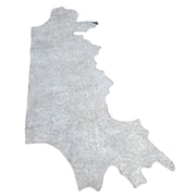 White Crackle Denim Cowhide Leather – 3–4 OZ, 15–23 sq ft Fashion Cow Sides, Side / 15-17 Sq Ft | The Leather Guy