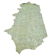 Madly Mint Rose Cowhide Leather – 3–4 OZ, 18–26 sq ft Fashion Cow Sides, Side / 21-23 Sq Ft | The Leather Guy