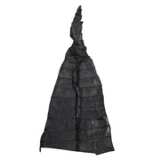 Partial Caiman Tails Various Colors Genuine Hide, Black | The Leather Guy