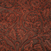 Fashion Embossed, Non-Stock Handbag Cowhide Pre-Cuts, Timeless Cherry / 4x6 | The Leather Guy