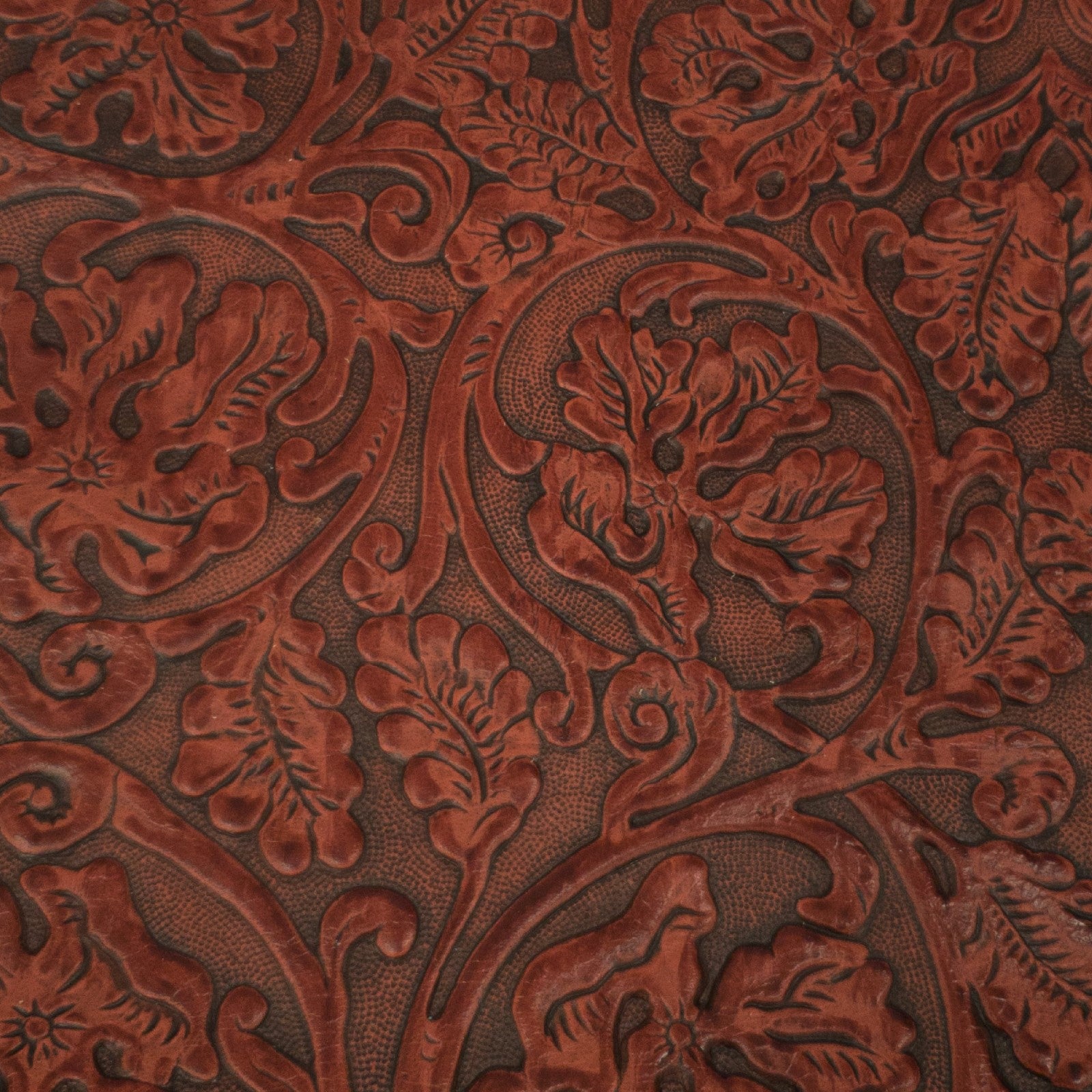 Fashion Embossed, Non-Stock Handbag Cowhide Pre-Cuts, Timeless Cherry / 4x6 | The Leather Guy