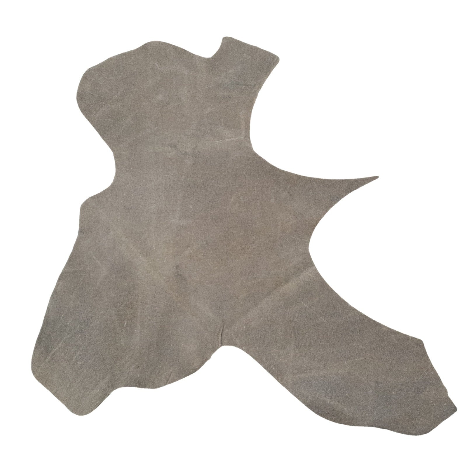 Genuine Boar Leather Hides, New Colors Non-Stock, 3-4 oz, Project Pieces, Light Gray / 1-2 Sq Ft | The Leather Guy