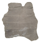 Genuine Boar Leather Hides, New Colors Non-Stock, 3-4 oz, Project Pieces, Light Gray / 3-4 Sq Ft | The Leather Guy