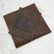 Dark Brown Cowboy Cut Pre-cuts, | The Leather Guy
