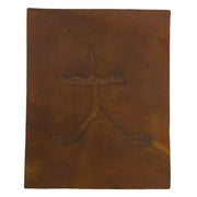 Grunge Branded Pre-cuts, 5-6 oz Oil Tan, Limited Stock Pre-cuts, (8"x10") Hidden Gold Reddish Brown - Chrome Tan | The Leather Guy