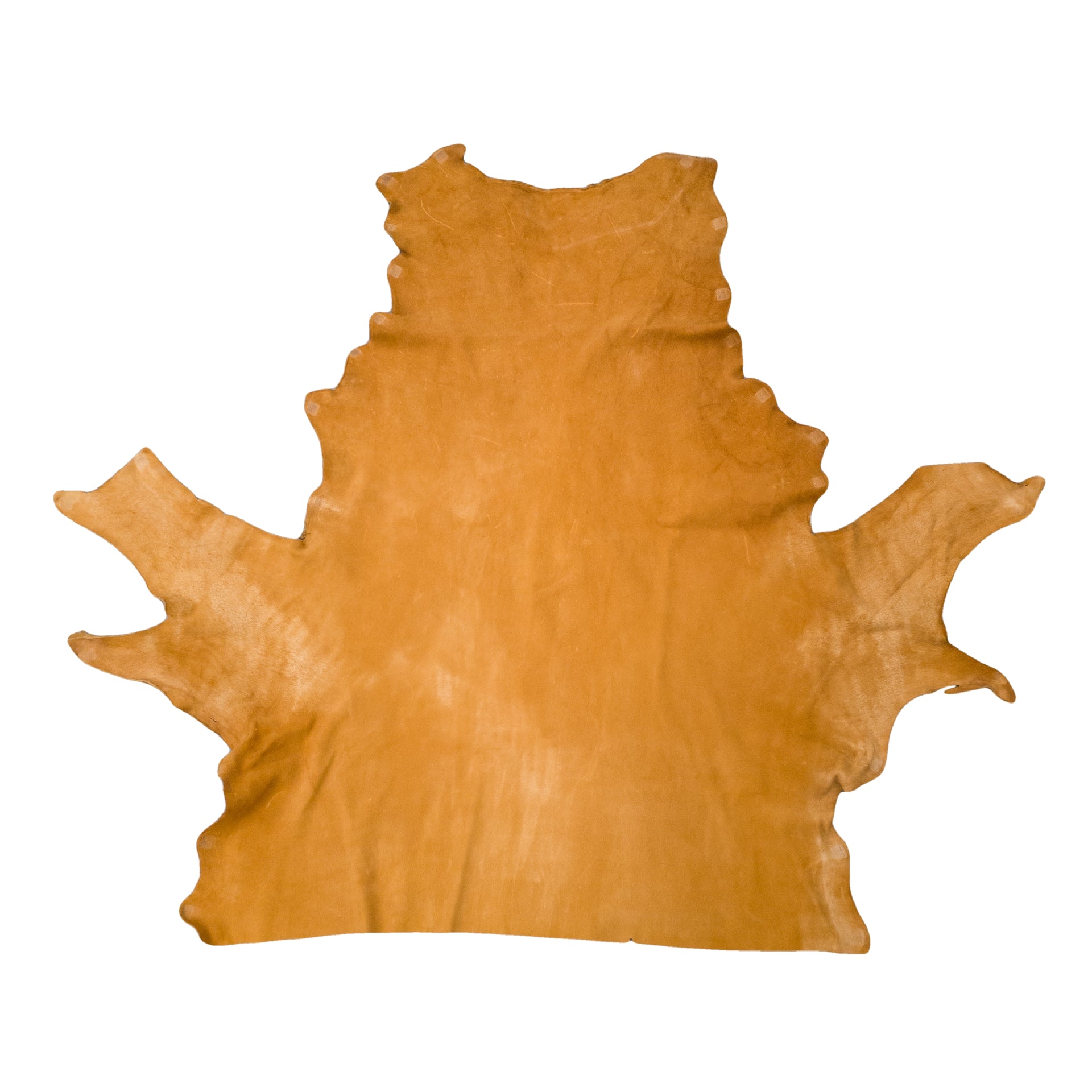 Smoke Commercial Brain Tanned Deer, Premium Plus / 10-12 (HALF HIDE) / 3-4 | The Leather Guy