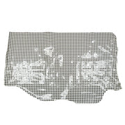 Spade Collection, Patent Cow Handbag Leather, Sides and Project Pieces, Small Black Gingham / Project Piece (Bottom) / 6.5-7.5 Sq Ft | The Leather Guy