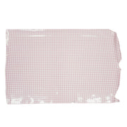 Spade Collection, Patent Cow Handbag Leather, Sides and Project Pieces, Small Pink Gingham / Project Piece (Middle) / 6.5-7.5 Sq Ft | The Leather Guy