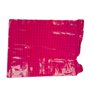 Spade Collection, Patent Cow Handbag Leather, Sides and Project Pieces, KS-Pretty in Pink Houndstooth (3-4 oz) / Project Piece (Middle) / 6.5-7.5 Sq Ft | The Leather Guy