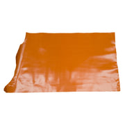 Solid Colors, Semi-Patent Cow Handbag Leather, Sides and Project Pieces, Oh So Orange / Project Piece (Middle) / 6.5-7.5 Sq Ft | The Leather Guy