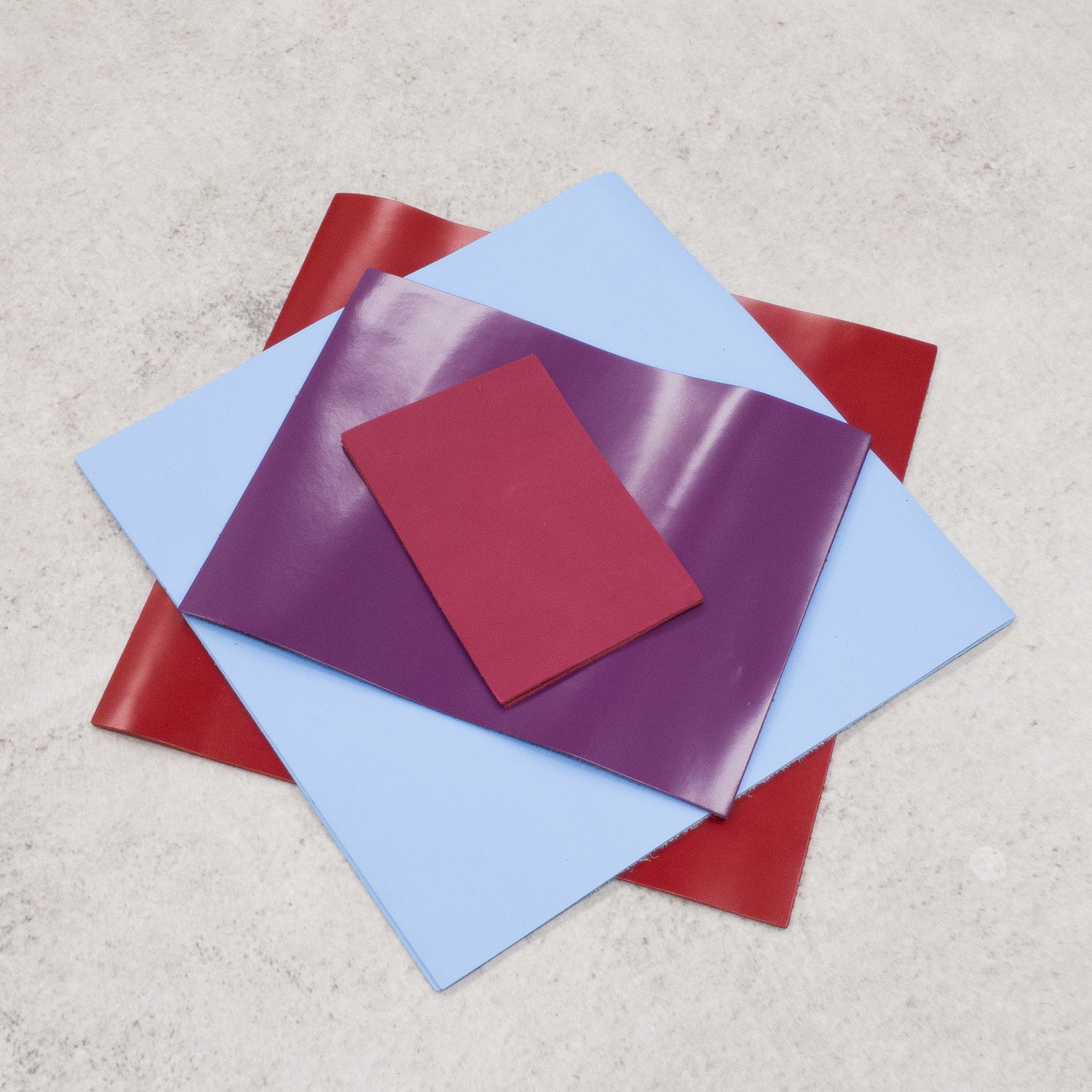 Solid Colors, Semi-Patent Cow Handbag Leather, Pre-Cuts, | The Leather Guy