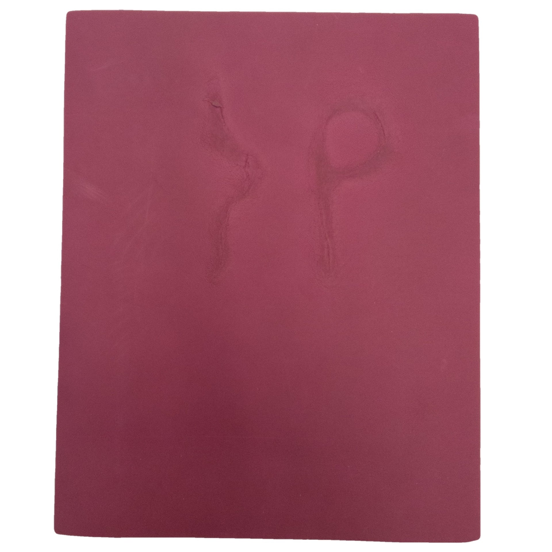 Solid Colors, Semi-Patent Cow Handbag Leather, Pre-Cuts, Branded - Satin Sweet Raspberry / 8x10 | The Leather Guy