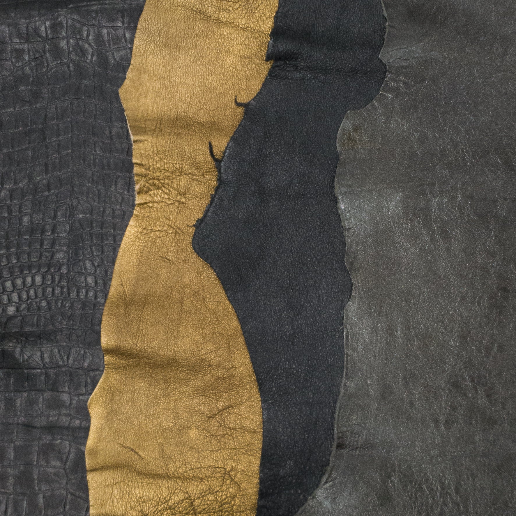 4pc Fashion Lamb Hide Bundle, 1.5-3 oz, 20-40 Sq Ft, 30-39 / 9 | The Leather Guy