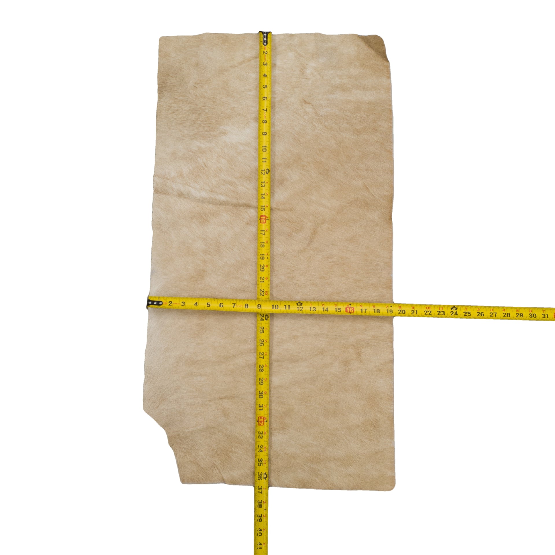 Light Brown, 3-20 Sq Ft Hair-on Cowhide Project Pieces, 4 / 1 | The Leather Guy