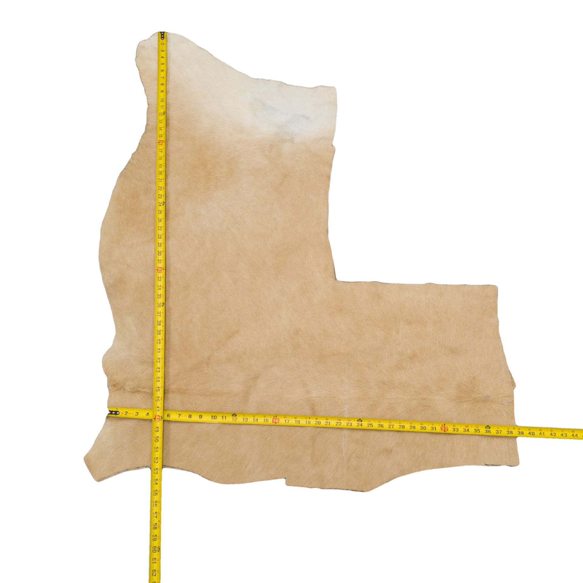Light Brown, 3-20 Sq Ft Hair-on Cowhide Project Pieces, 8 / 3 | The Leather Guy