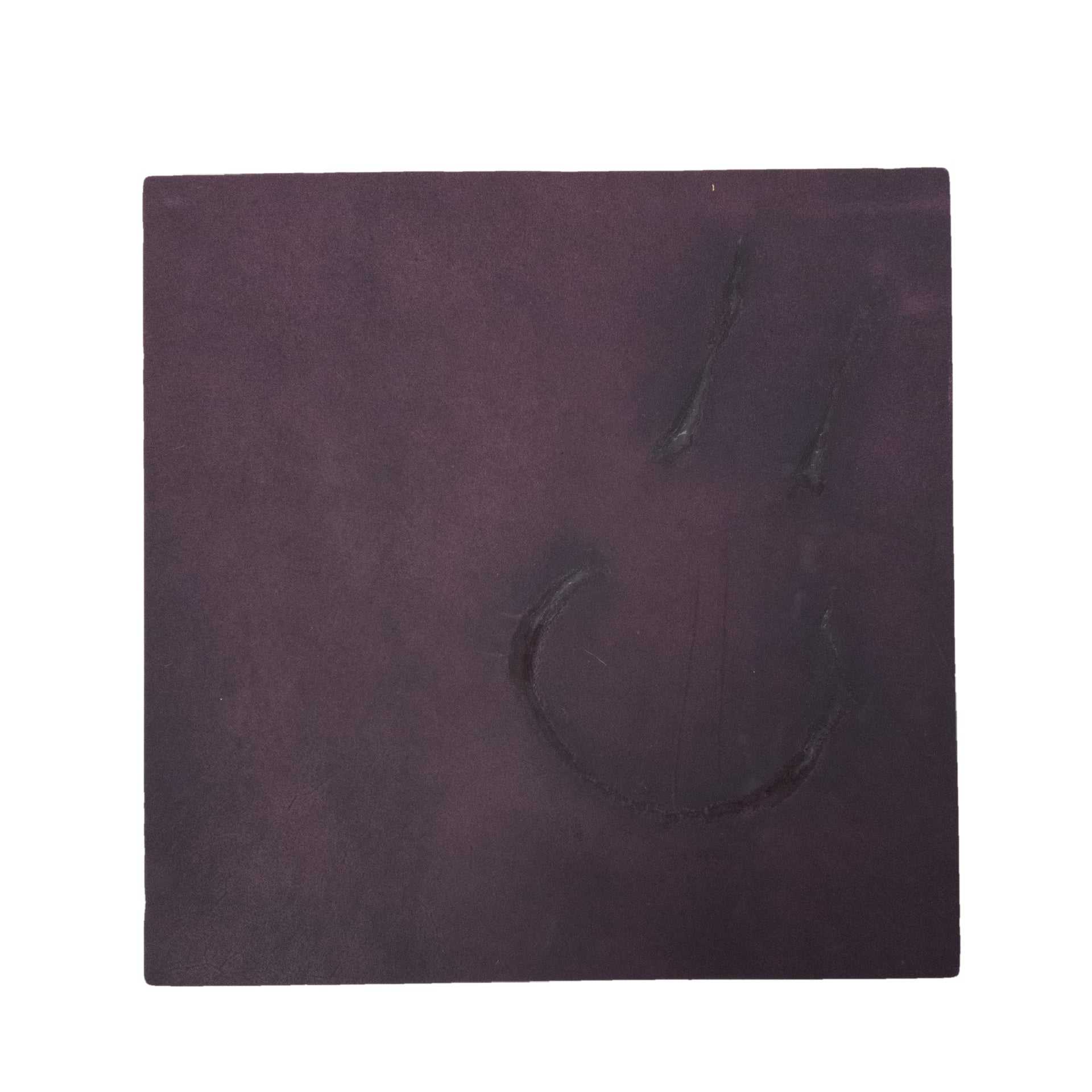 Grunge Branded Pre-cuts, 5-6 oz Oil Tan, Limited Stock Pre-cuts, (12"x12") Grape Smile - Oil Tan | The Leather Guy