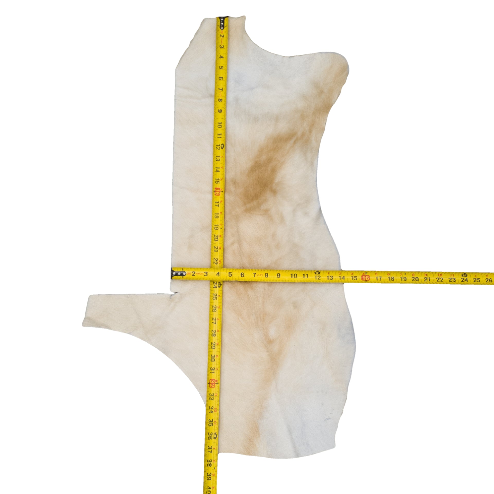 Light Brown, 3-20 Sq Ft Hair-on Cowhide Project Pieces, 3 / 3 | The Leather Guy