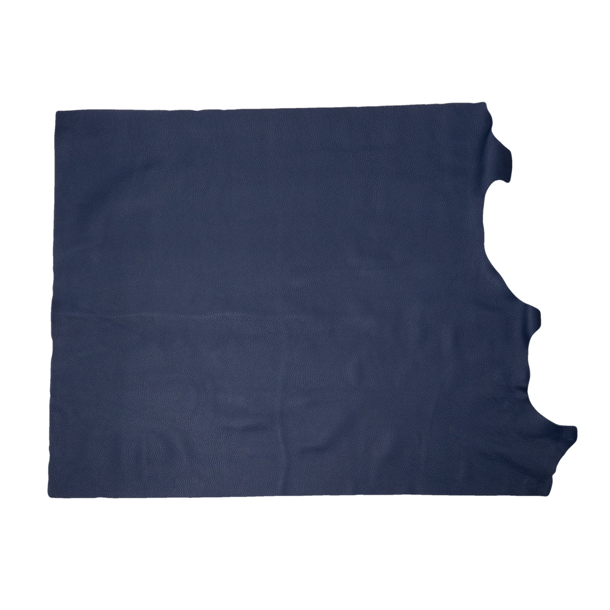 Retired Tried N True Cowhide Leather – Pebble Grain 3–4 oz | Sides and Project Pieces, Naval Base Blue / Middle Piece / 6.5 - 7.5 | The Leather Guy
