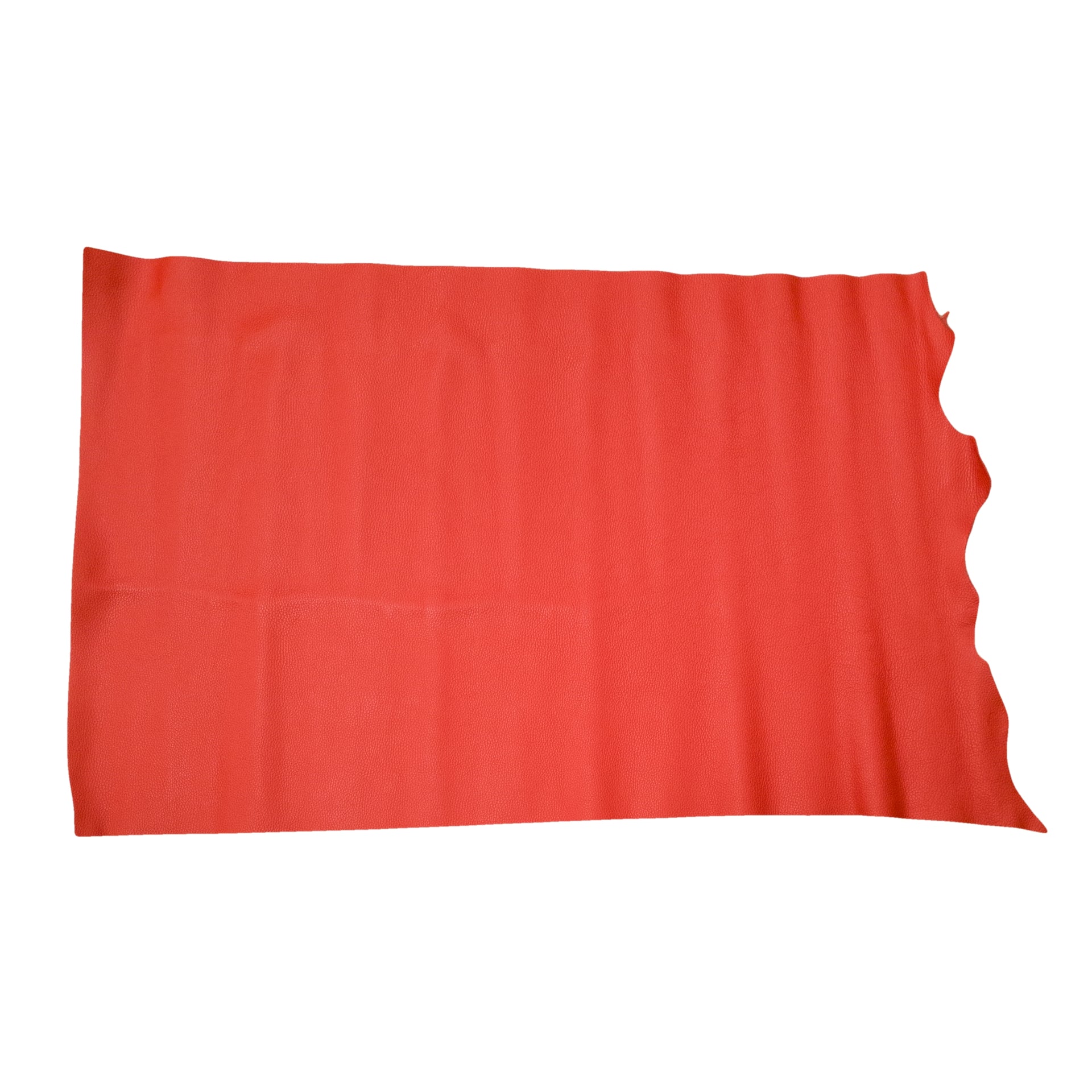 Bright Red Cowhide Leather – Pebble Grain 3–4 oz | Big Apple Red, | The Leather Guy