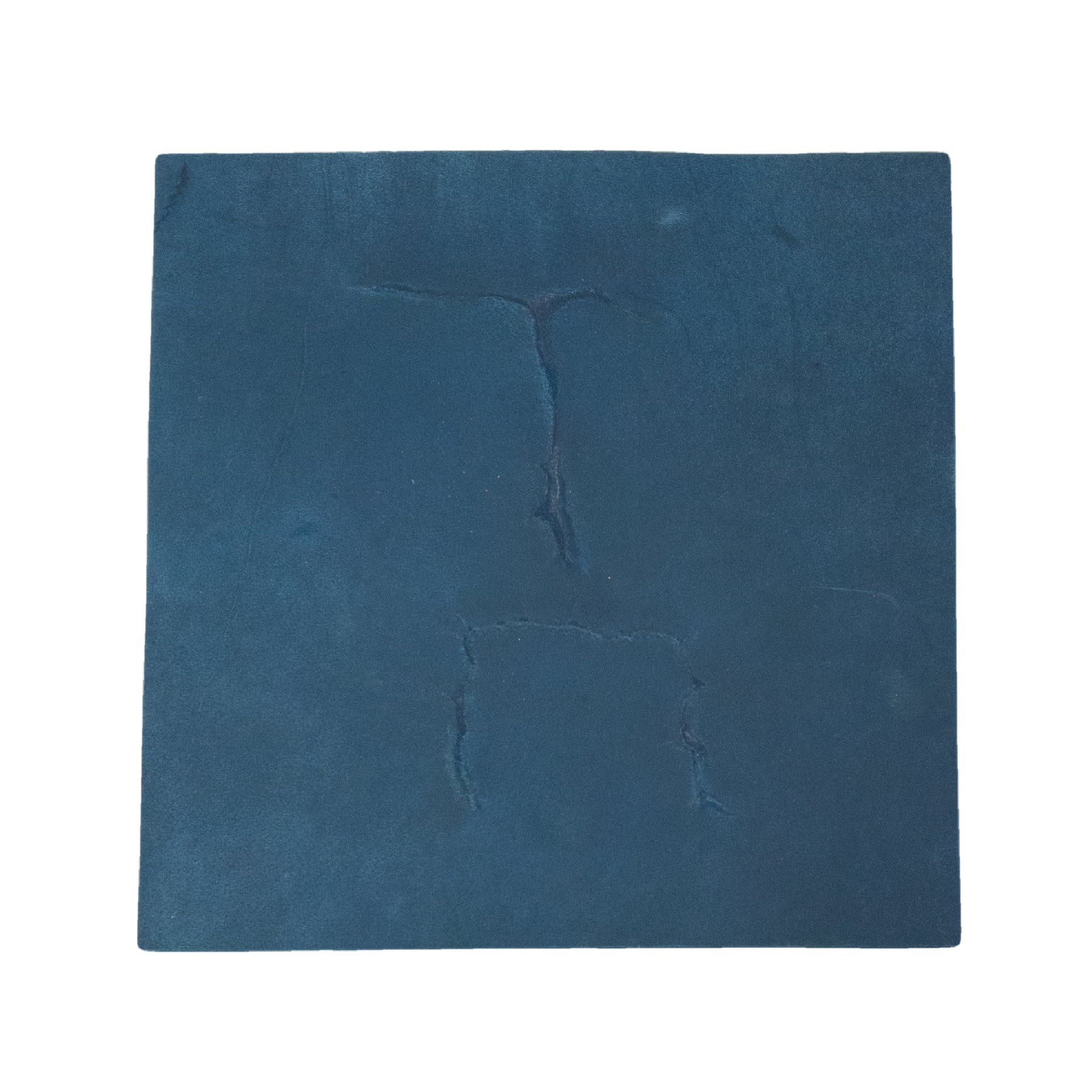 Grunge Branded Pre-cuts, 5-6 oz Oil Tan, Limited Stock Pre-cuts, (12"x12") T Post Blue - Oil Tan | The Leather Guy