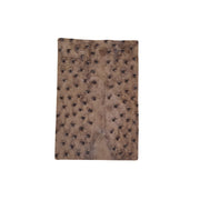 Genuine Ostrich Nonstock Pre-cuts, 3-5 oz, Various Colors, Faded Taupe / 4 x 6 | The Leather Guy