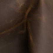 Crazy Cow Pull Up, 5-6 oz, Oil Tan Nonstock Precuts, Medium Roast Merry Brown / 4 x 6 | The Leather Guy