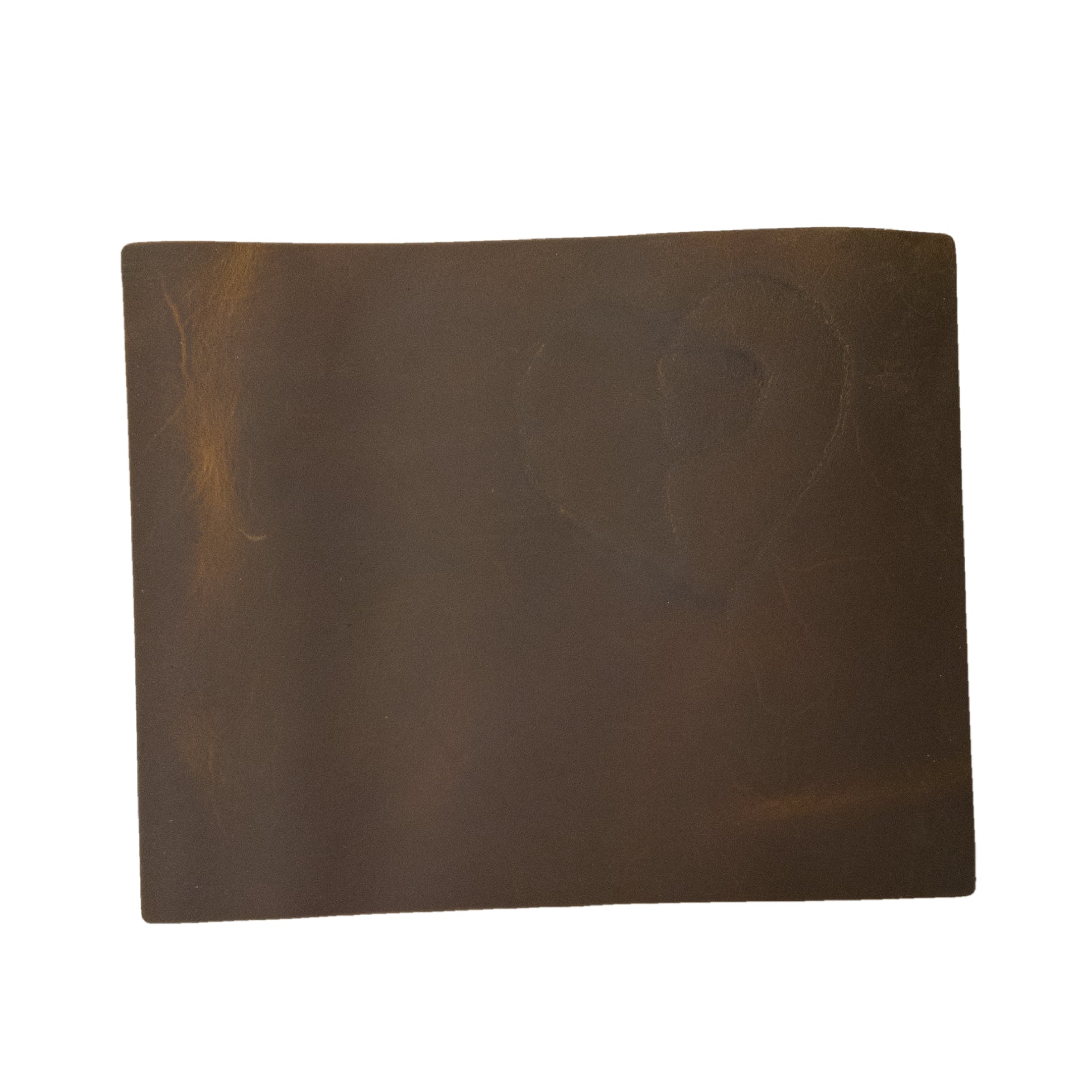 Grunge Branded Pre-cuts, 2-6 oz, Limited Stock Pre-cuts, (8"x10") Heart P Brown | The Leather Guy