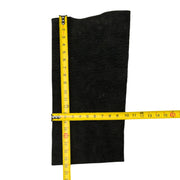 Bellowing Black, 5-6 oz, 1-4 Sq Ft, Genuine Hippo Hides, 1.4 / Hide 1 | The Leather Guy