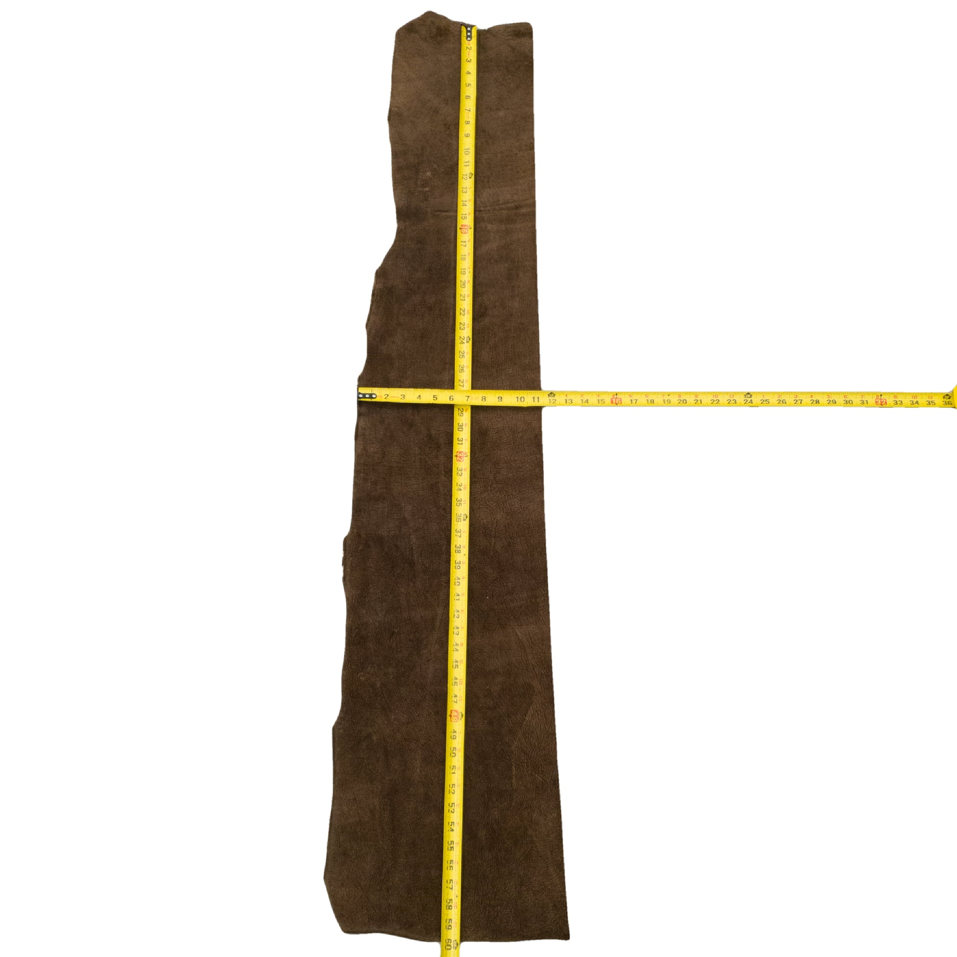 Chocolate Brown, 5-6 oz, 1-5 Sq Ft, Genuine Hippo Hides, 4.5 Sq Ft / Hide 1 | The Leather Guy