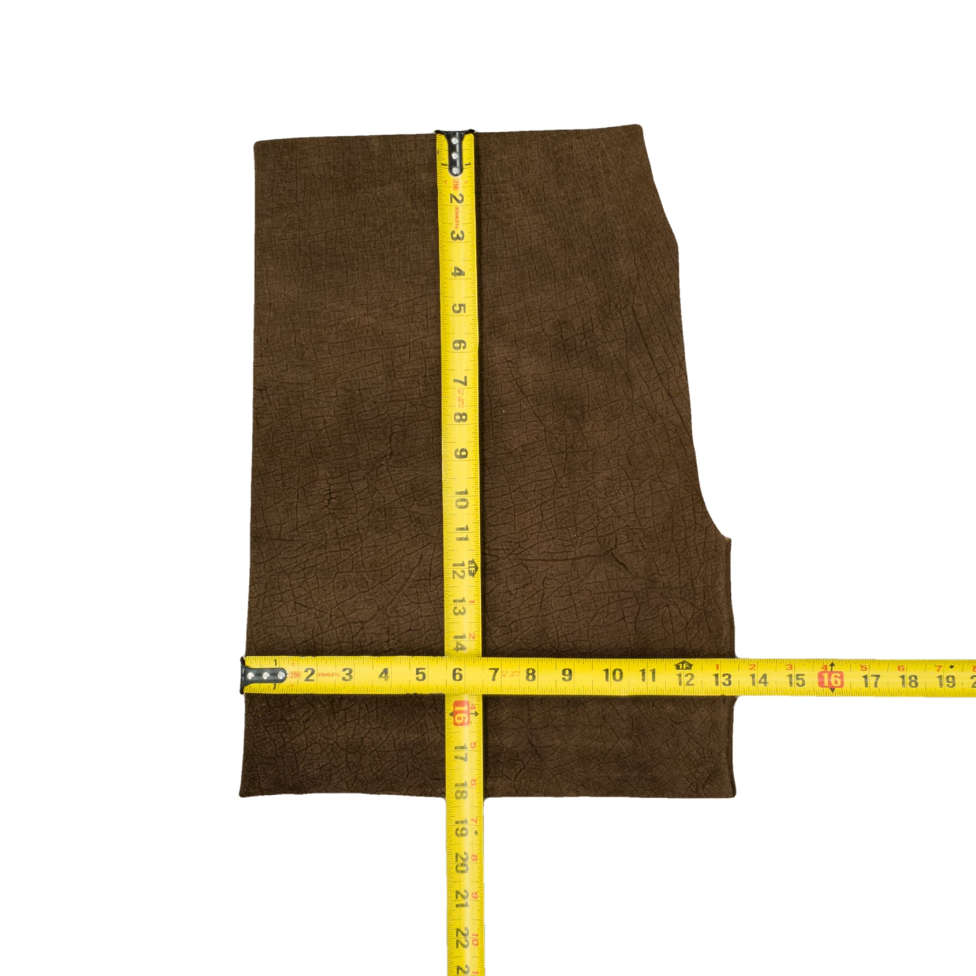 Chocolate Brown, 5-6 oz, 1-5 Sq Ft, Genuine Hippo Hides, 1.5 Sq Ft / Hide 1 | The Leather Guy