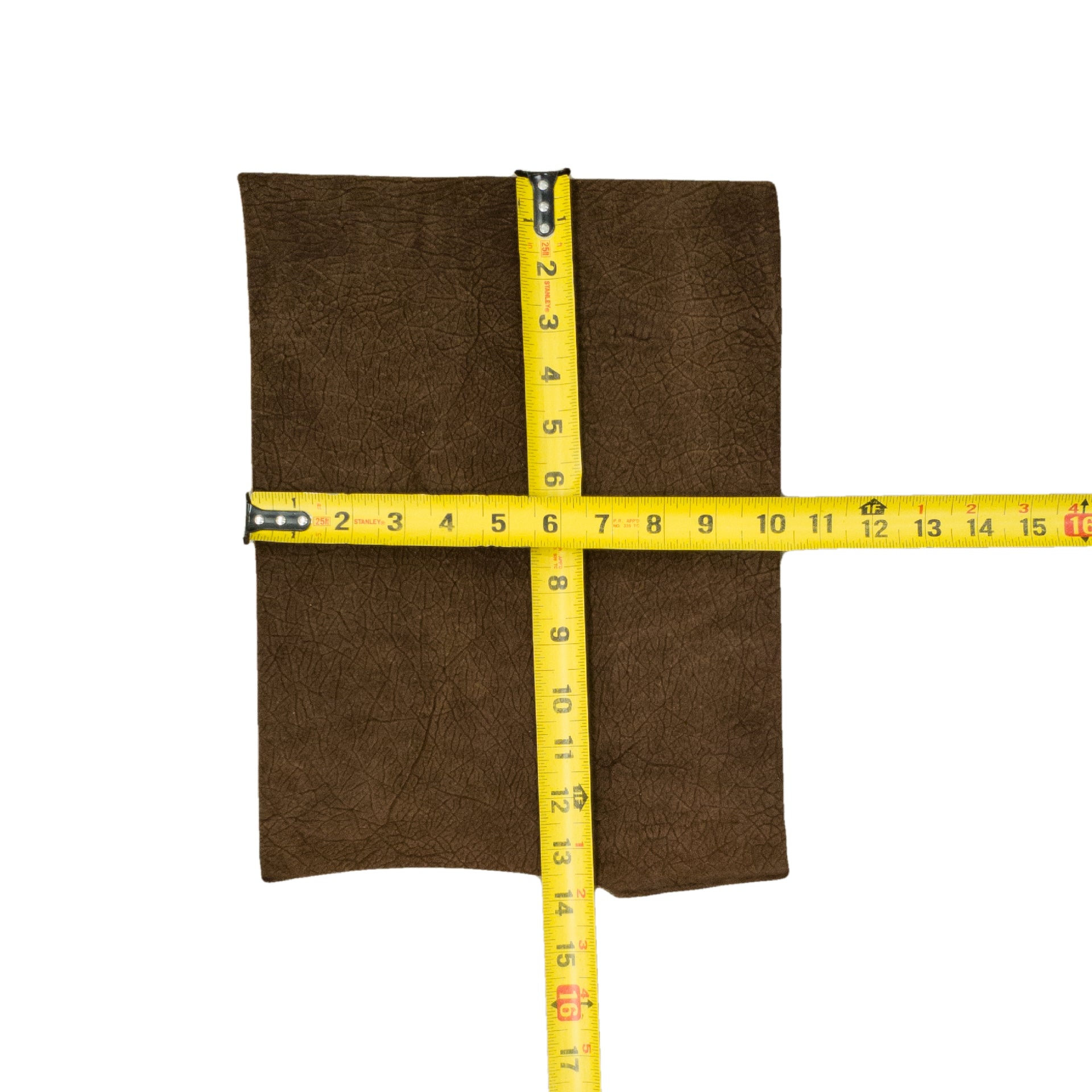 Chocolate Brown, 5-6 oz, 1-5 Sq Ft, Genuine Hippo Hides, 0.9 Sq Ft / Hide 1 | The Leather Guy