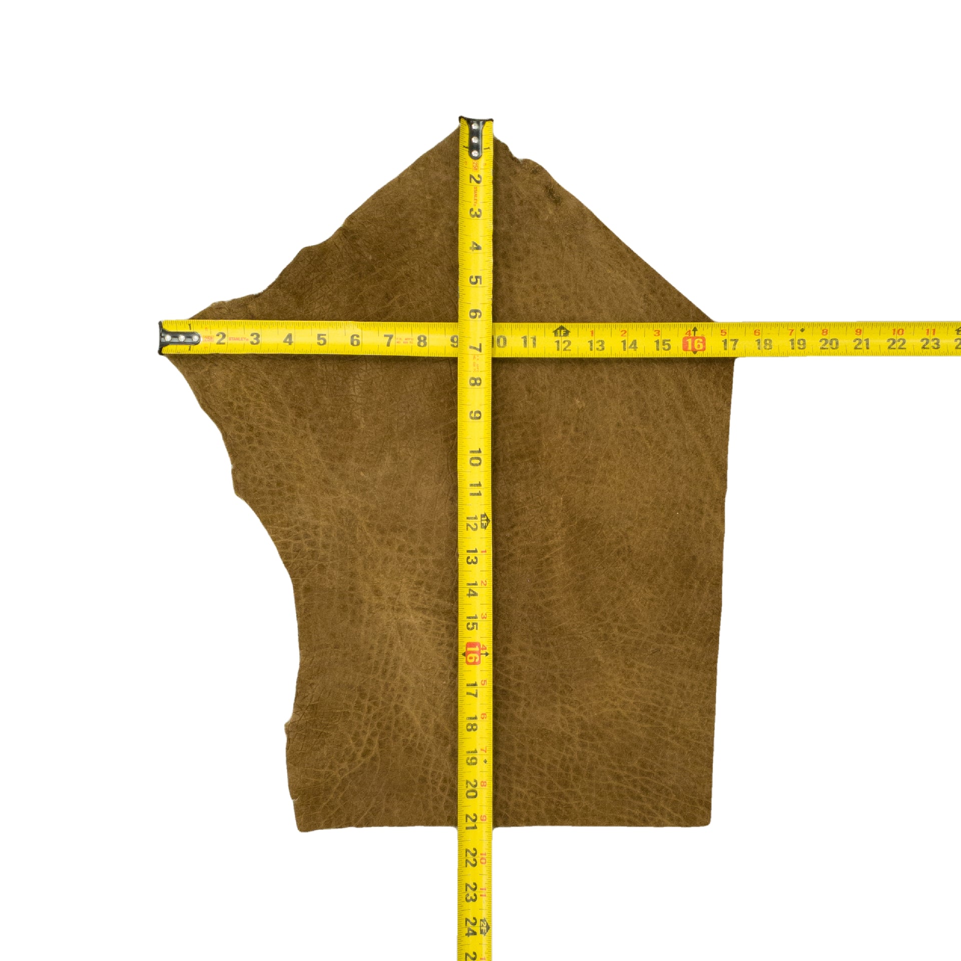 Medium Brown, 5-6 oz, 1-10 Sq Ft, Genuine Hippo Hides, 1.7 / Hide 1 | The Leather Guy