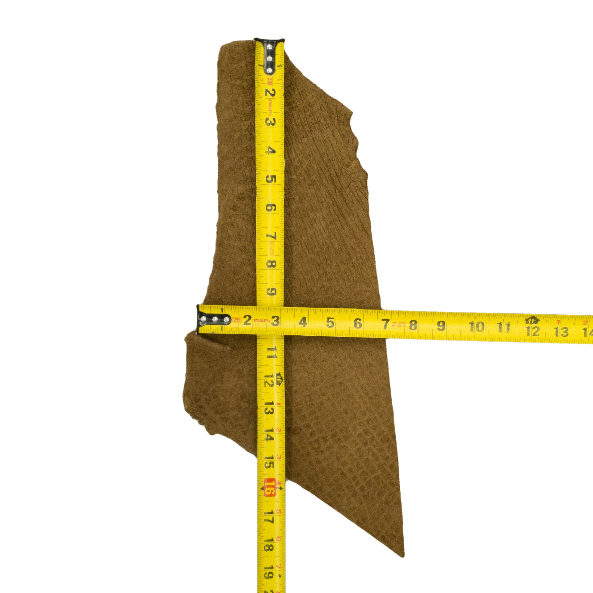 Medium Brown, 5-6 oz, 1-10 Sq Ft, Genuine Hippo Hides, 0.67 / Hide 1 | The Leather Guy