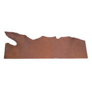 Black and Tobacco, 9-11 oz Bridle Bellies, 2-4 SqFt, Tobacco / Regular / Large | The Leather Guy