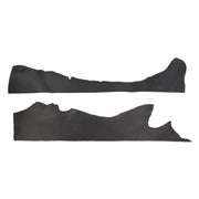 Black and Tobacco, 9-11 oz Bridle Bellies, 2-4 SqFt, Black / Regular / Large | The Leather Guy