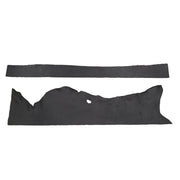 Black and Tobacco, 9-11 oz Bridle Bellies, 2-4 SqFt, Black / Low-Grade / Large | The Leather Guy