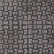 Western Cowhide Leather – 2–4 oz Embossed Grain – Large Pre-cuts, Tan/Creams / Woven Charcoal / 10"x10" | The Leather Guy