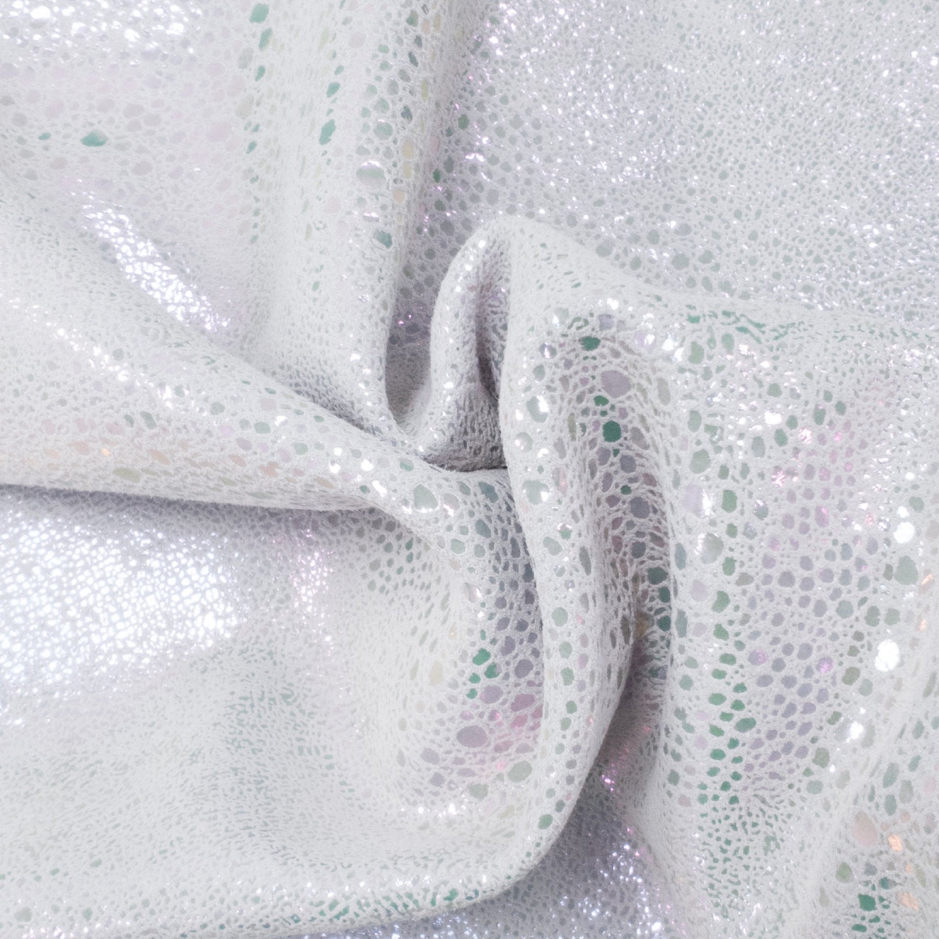 Color Shifting Mermaid Leather Journal Sheets – Pre-Cut Suede, Ice Color Shifting Mermaid / 8.75” x 14” | The Leather Guy