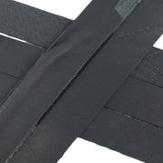 Oil Tanned Low Grade Belt Blanks and Straps 5 Pack Bundle Grade 3, 4-10 oz, All Black / 3/4 / Thick | The Leather Guy